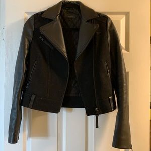 Mackage Leather and Wool Jacket